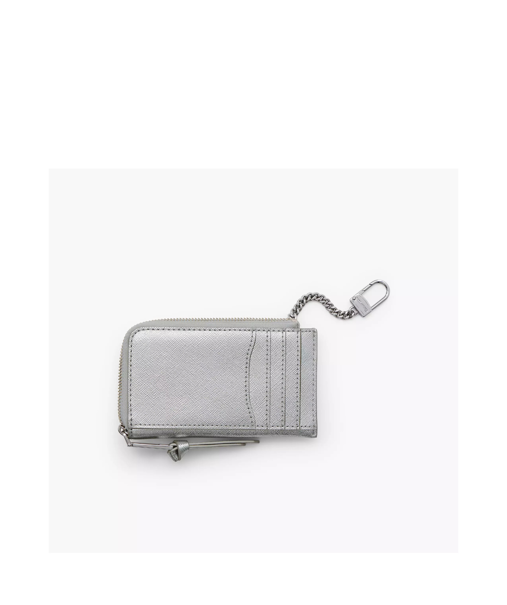 Marc Jacobs Logo Wallet In Gray