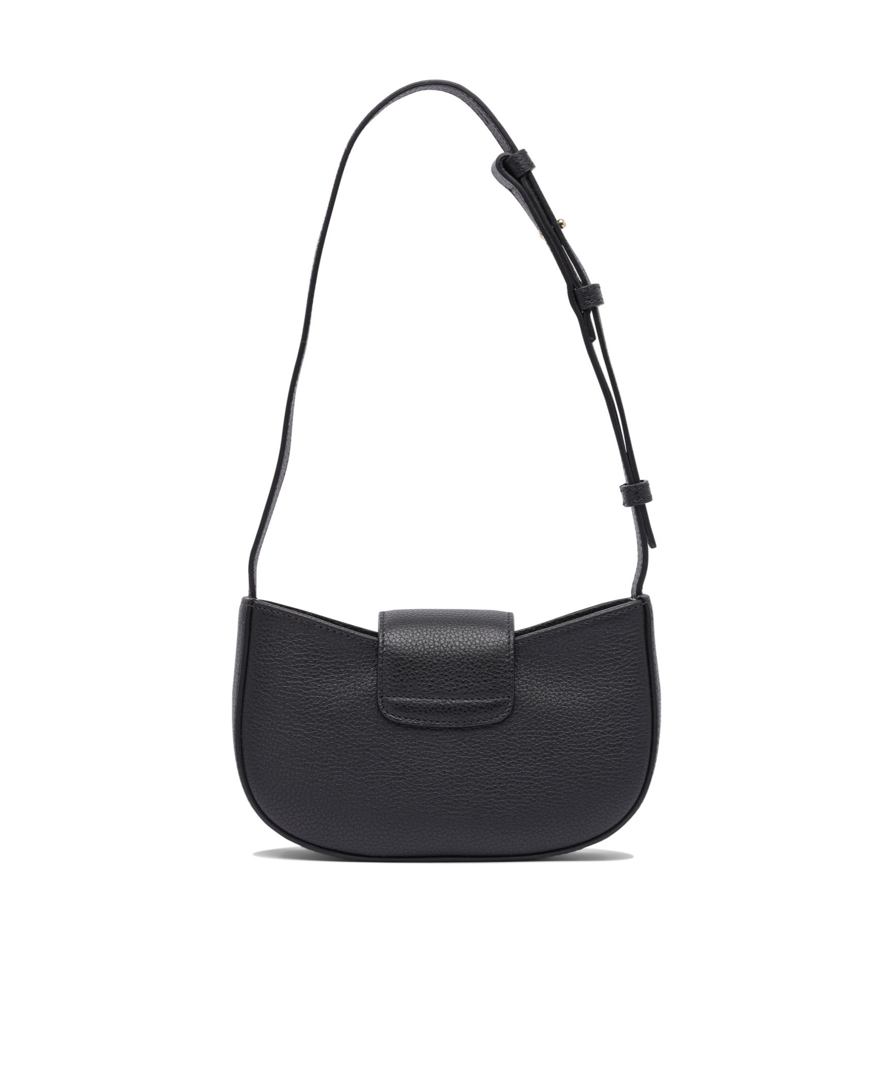 Ferragamo Gabry Black Calf Leather Shoulder Bag