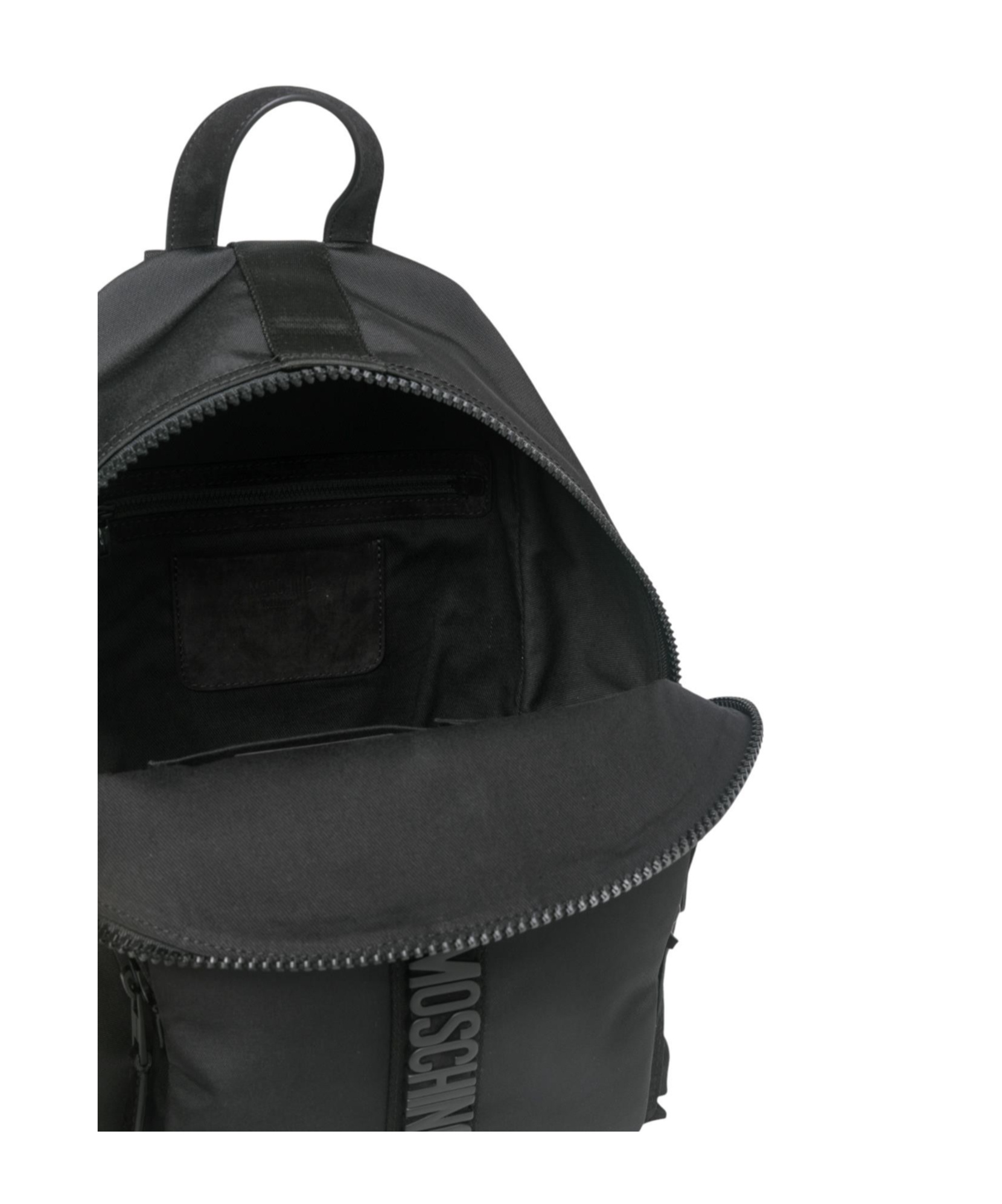 Moschino Top Handle Backpack In Black