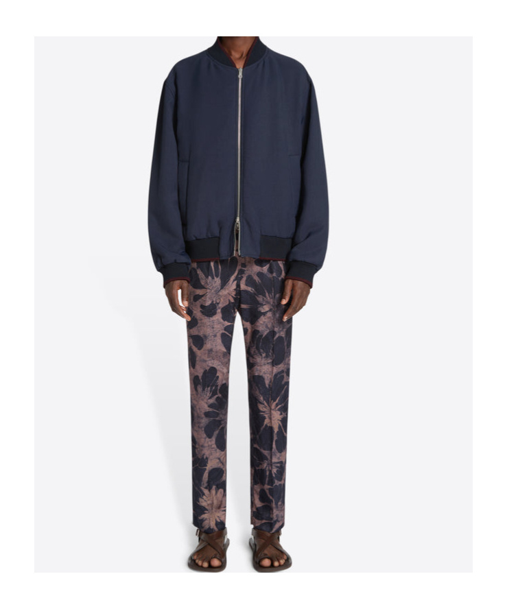 Dries Van Noten Printed Casual Pants In Multi