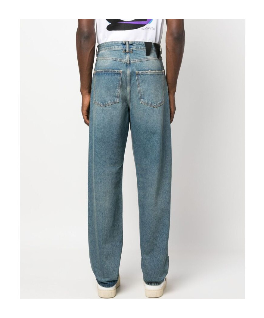 Darkpark Belt-loop Jeans In Green