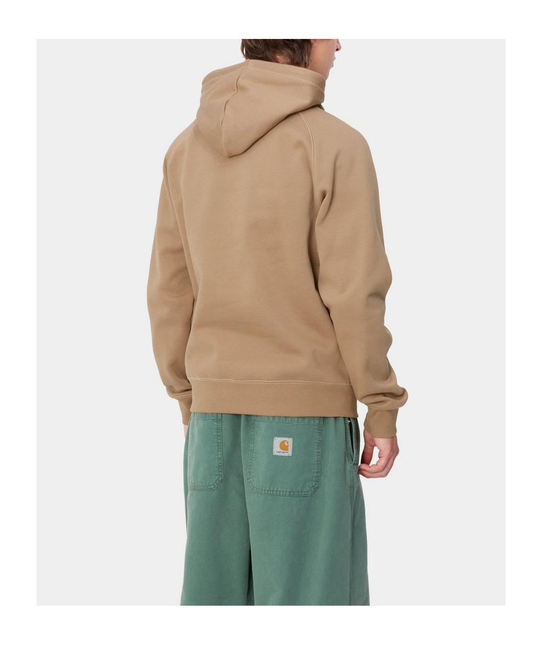 Carhartt Hooded Chase Sweat In Green