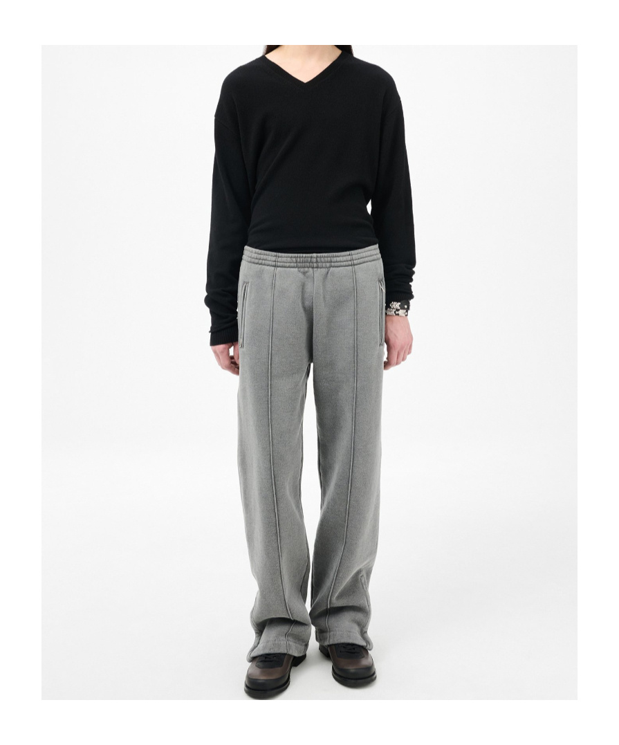 Our Legacy Worn Black Hefty Fleece In Gray