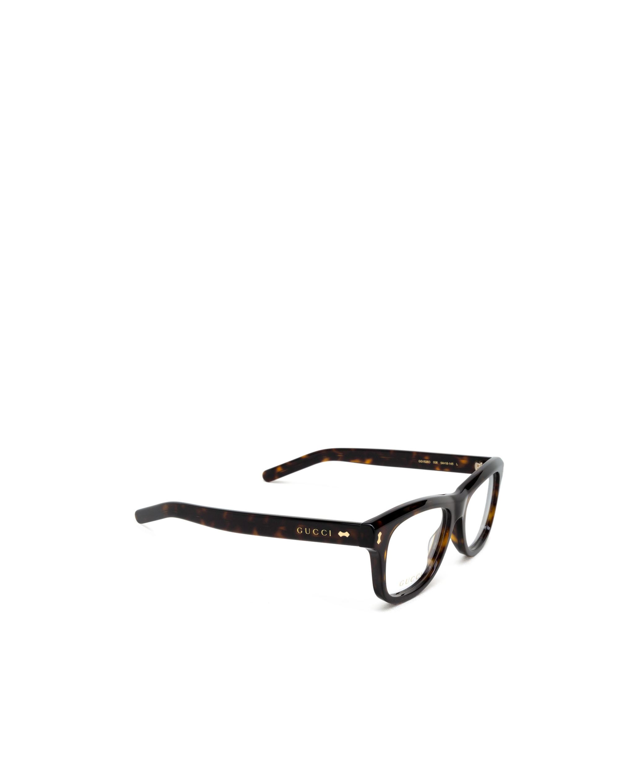 Gucci Tortoiseshell Square-frame Glasses In Black