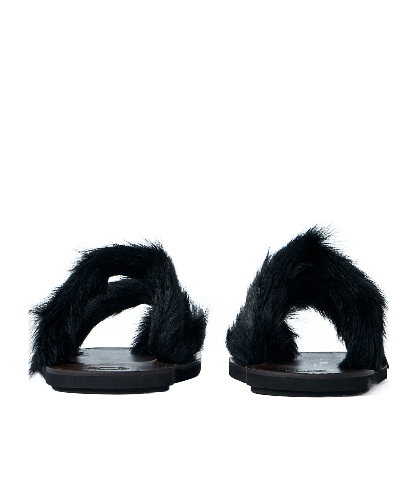 Dries Van Noten Black Open Toe Sandals