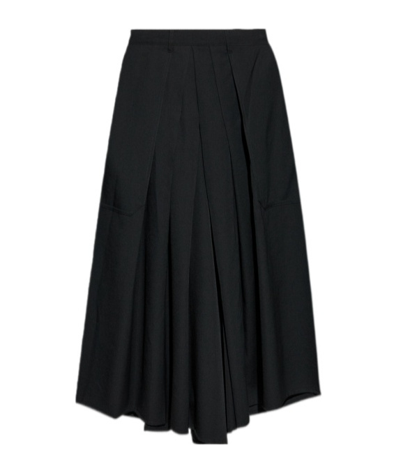 Yohji Yamamoto Pleated Trousers In Black