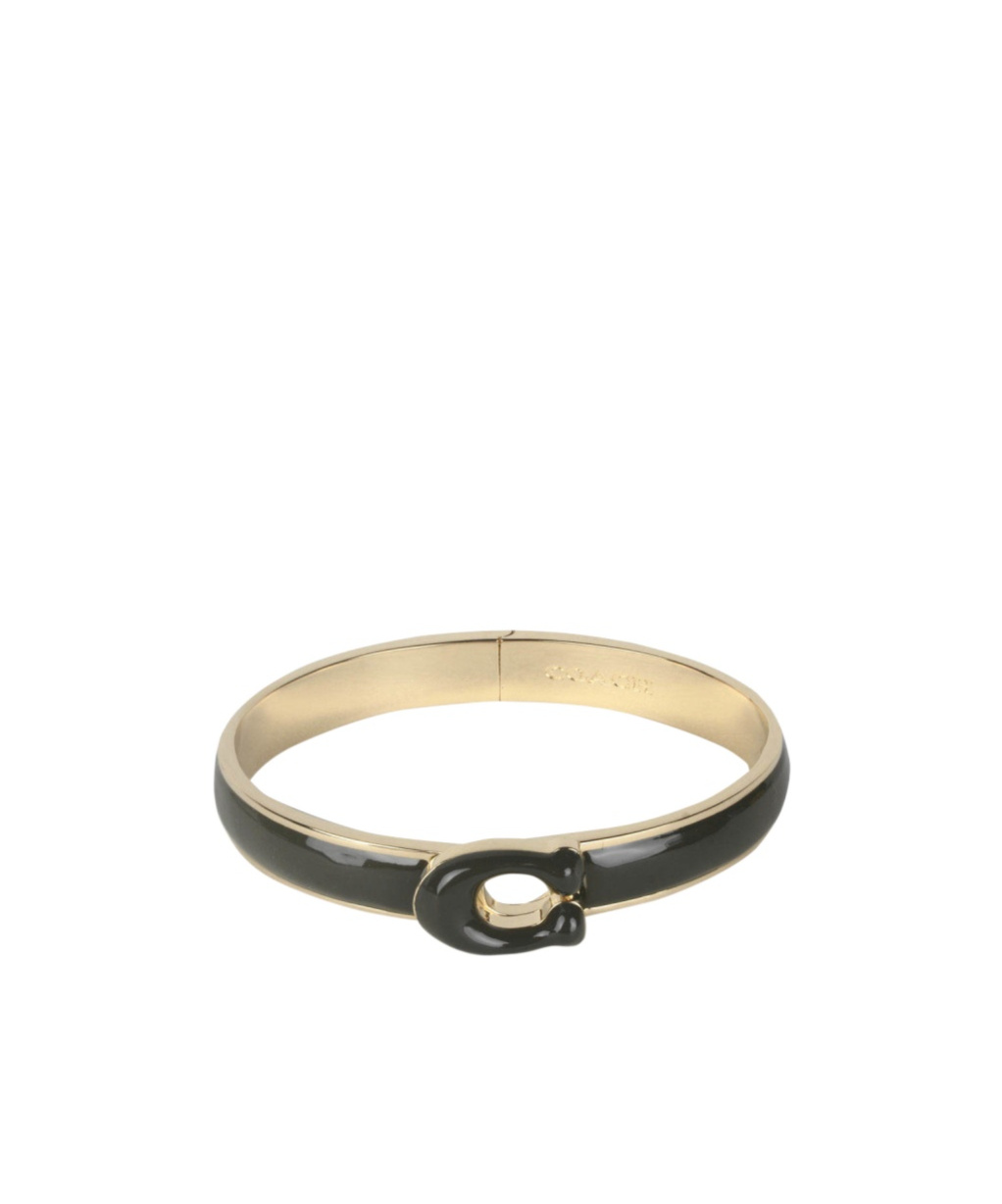 Coach Logo Bracelet In Yellow