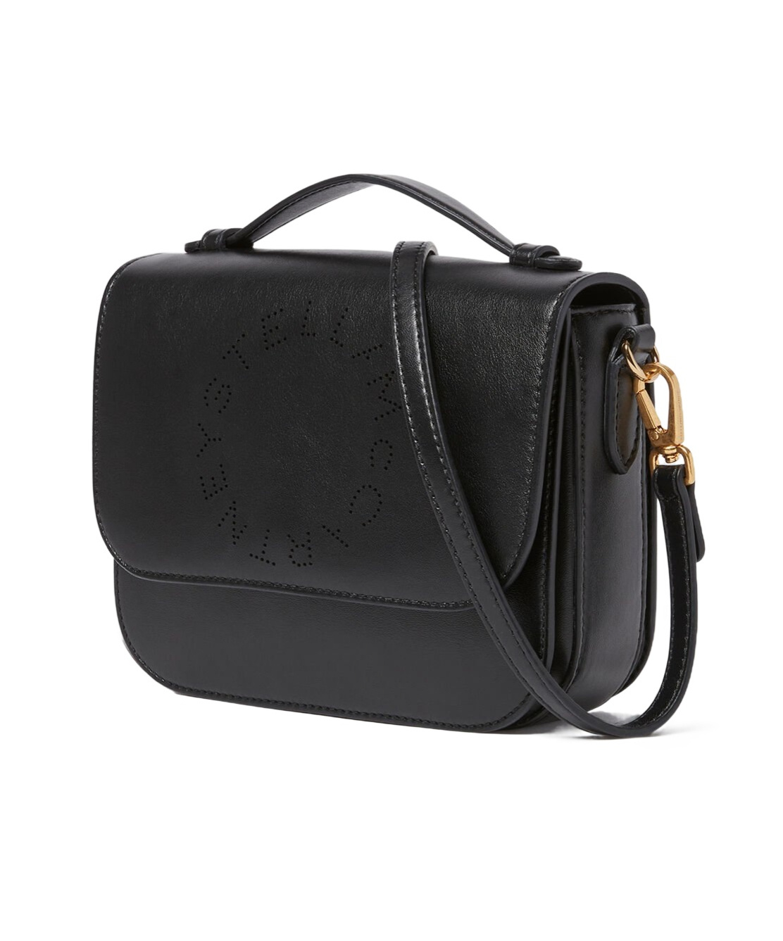 Stella Mccartney Flip Shoulder Bag In Black