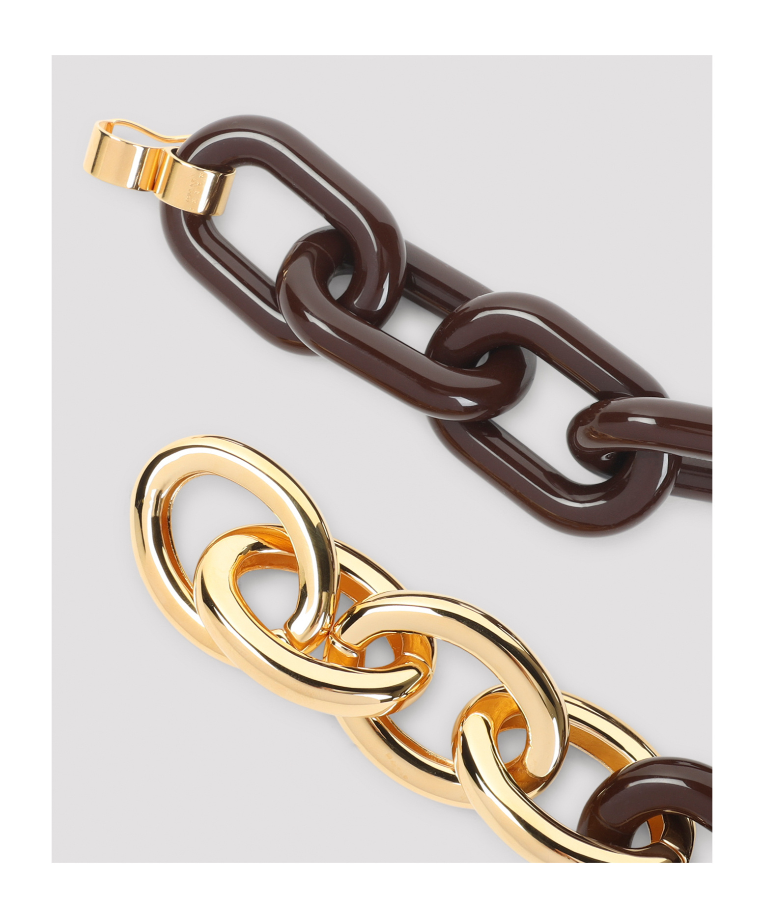 Marni Mixed-chain Necklace In Brown
