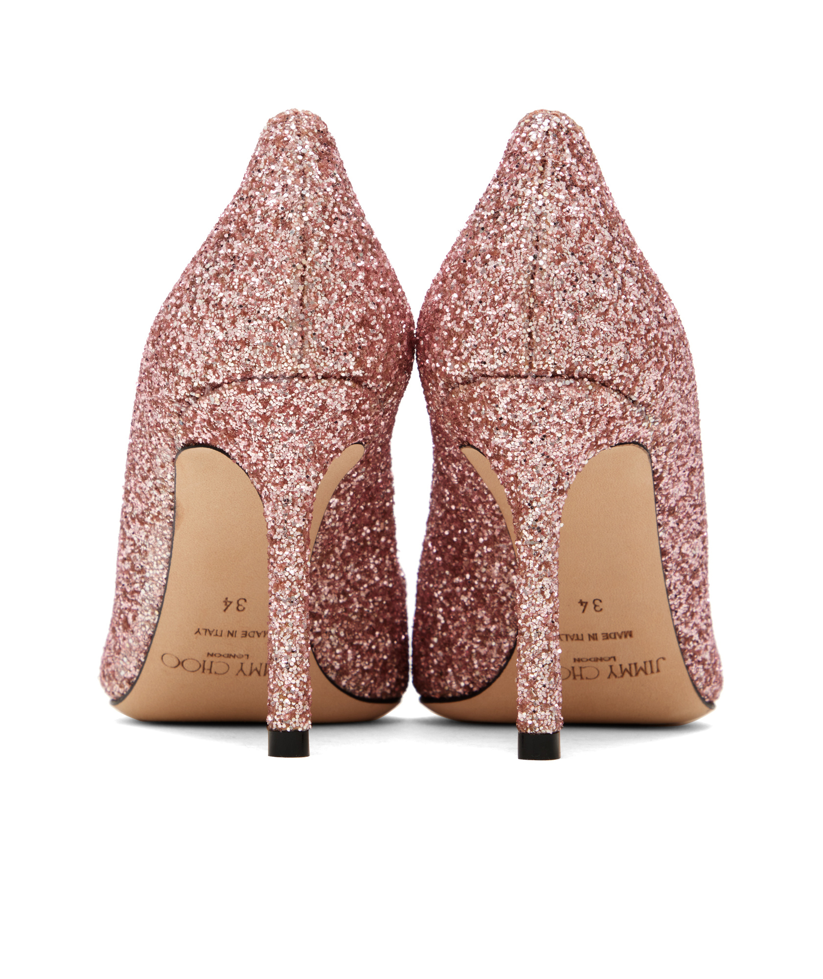 Jimmy Choo Ssense Exclusive Pink Romy 85 Heels In Pink