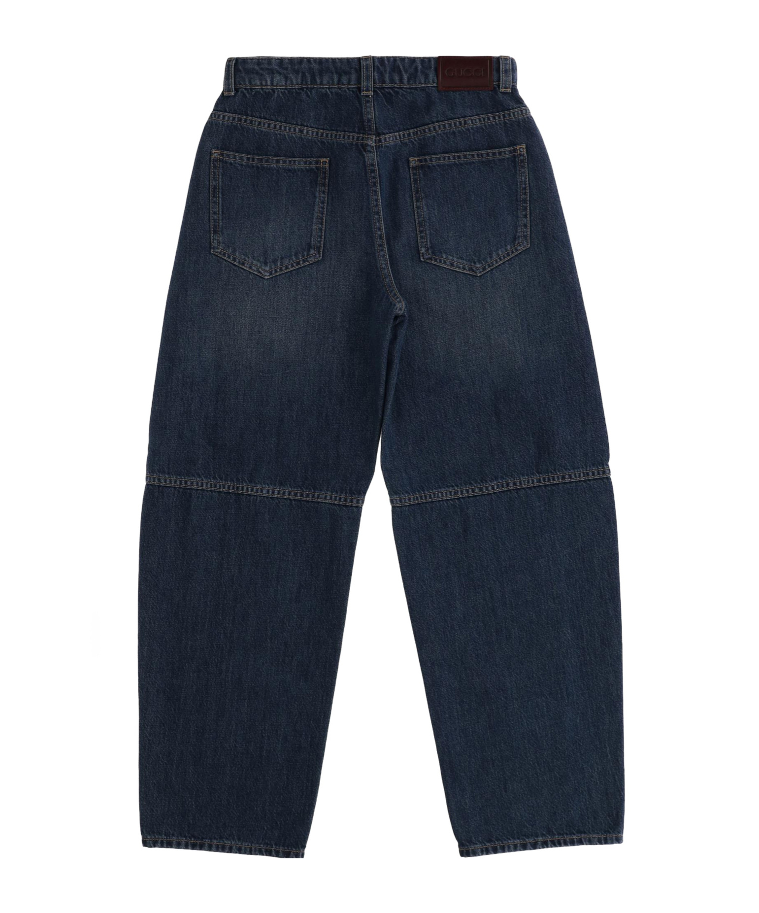 Gucci Cotton Denim Jeans In Blue