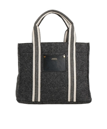 Isabel Marant Woolen Tote Bag In Black