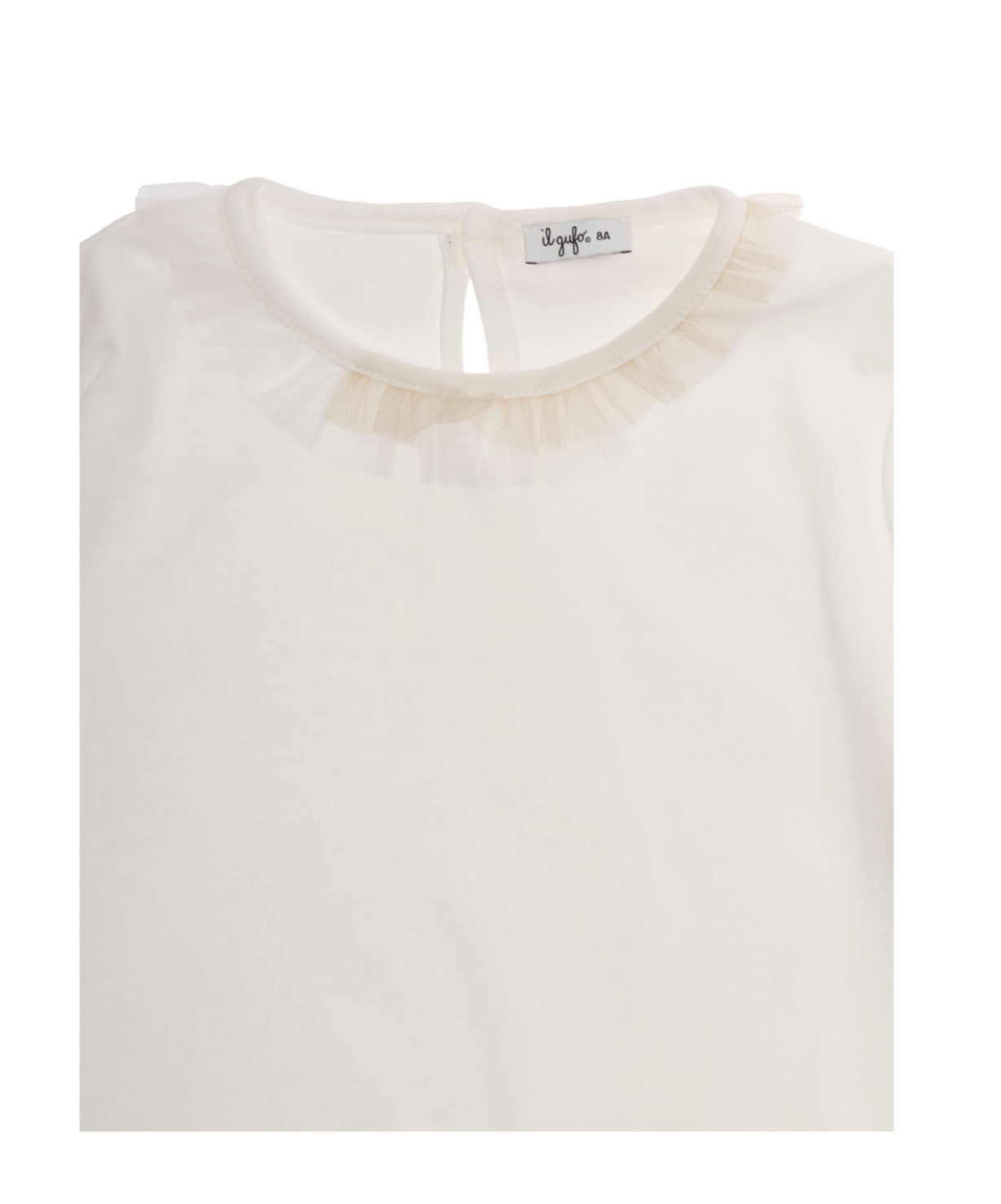 Il Gufo Long-sleeved T-shirt In White