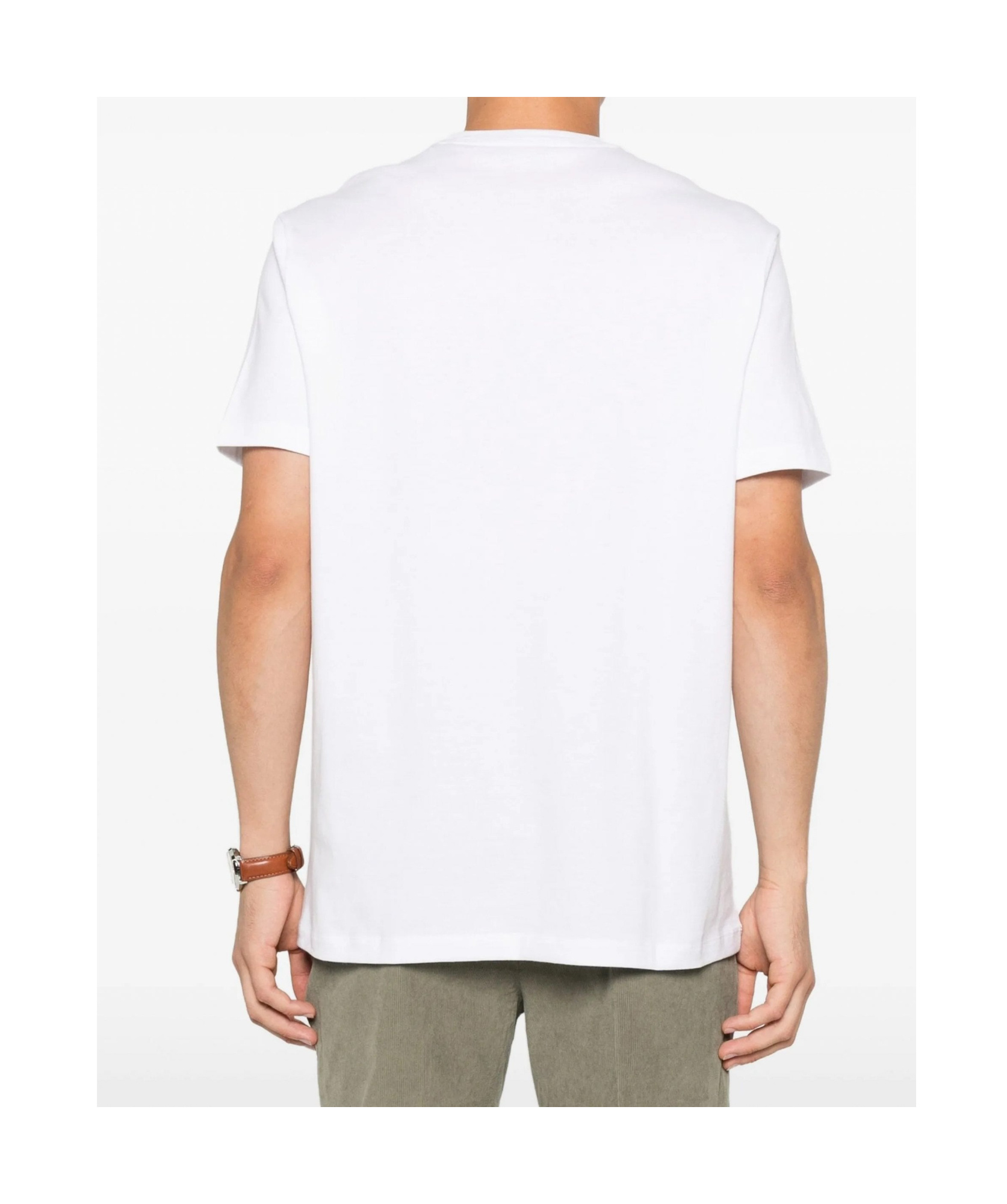 Paul & Shark Logo-print Cotton T-shirt In White