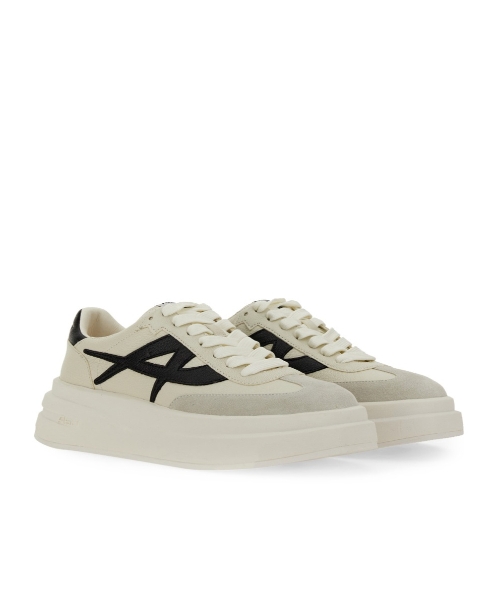 Shop Ash Low-cut Lace-up Sneakers In Nude