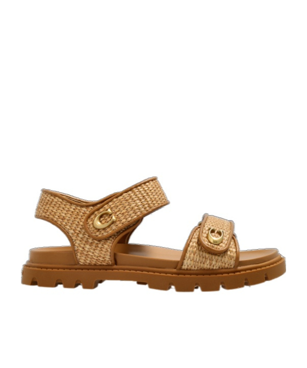 Shop Coach Brynn Sandals In Brown