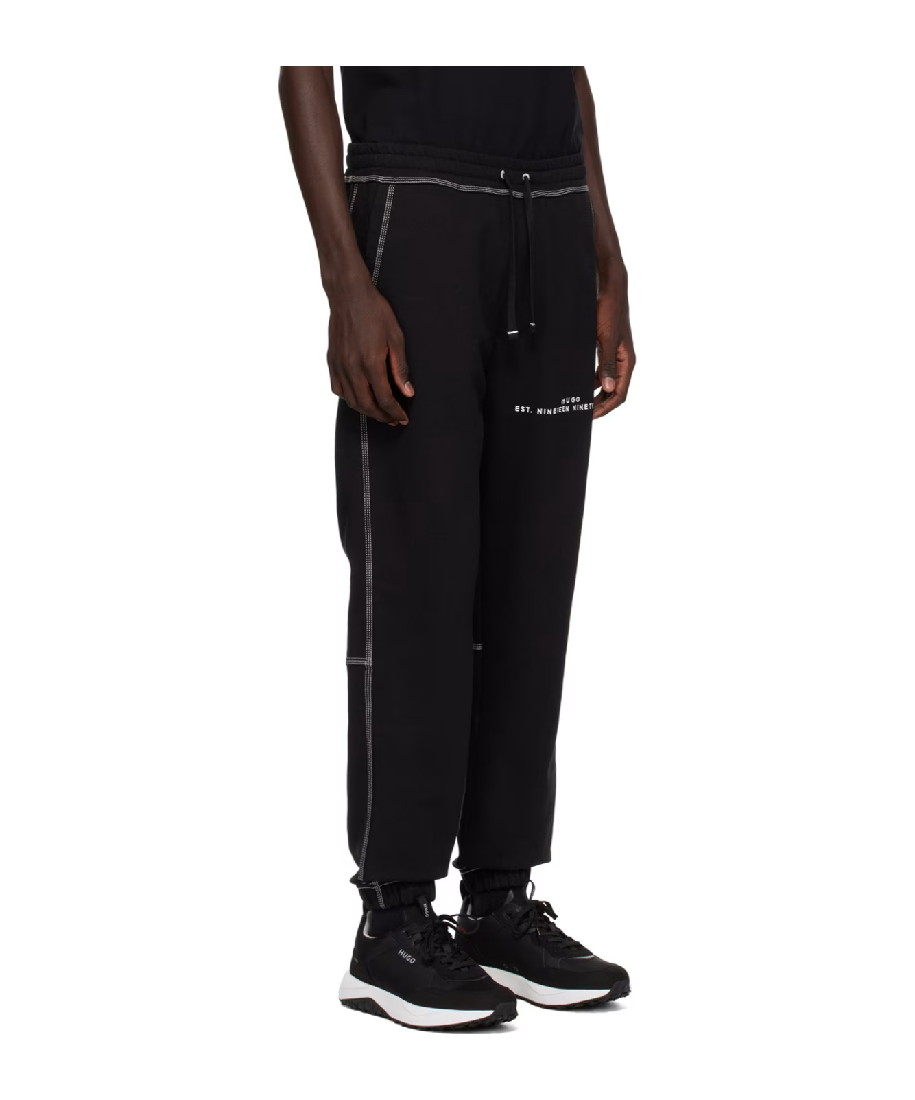 Shop Hugo Boss Dirabelo Track Pants In Black