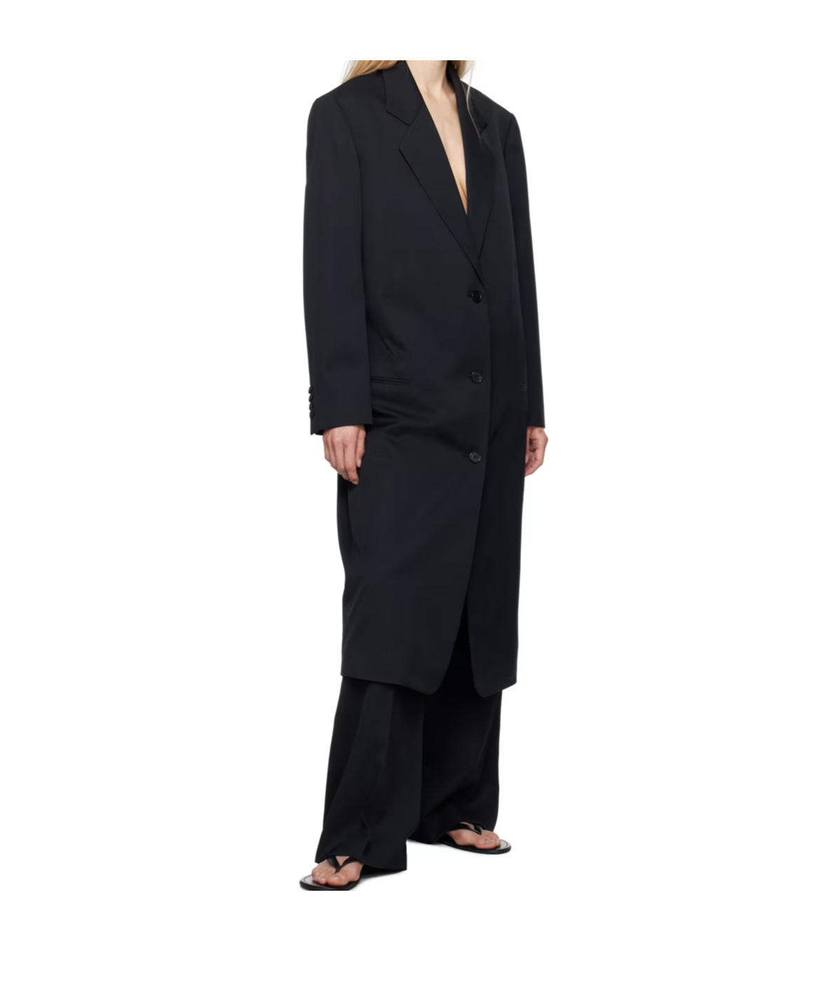 The Row Primat Coat In Black