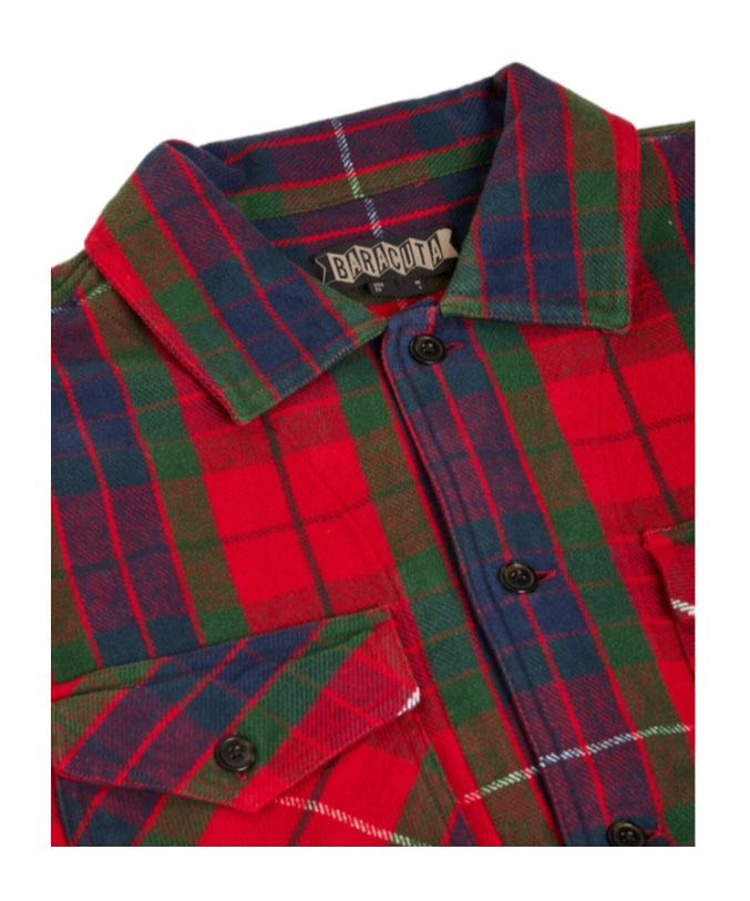 Baracuta Plaid Cotton Shirt In Multi