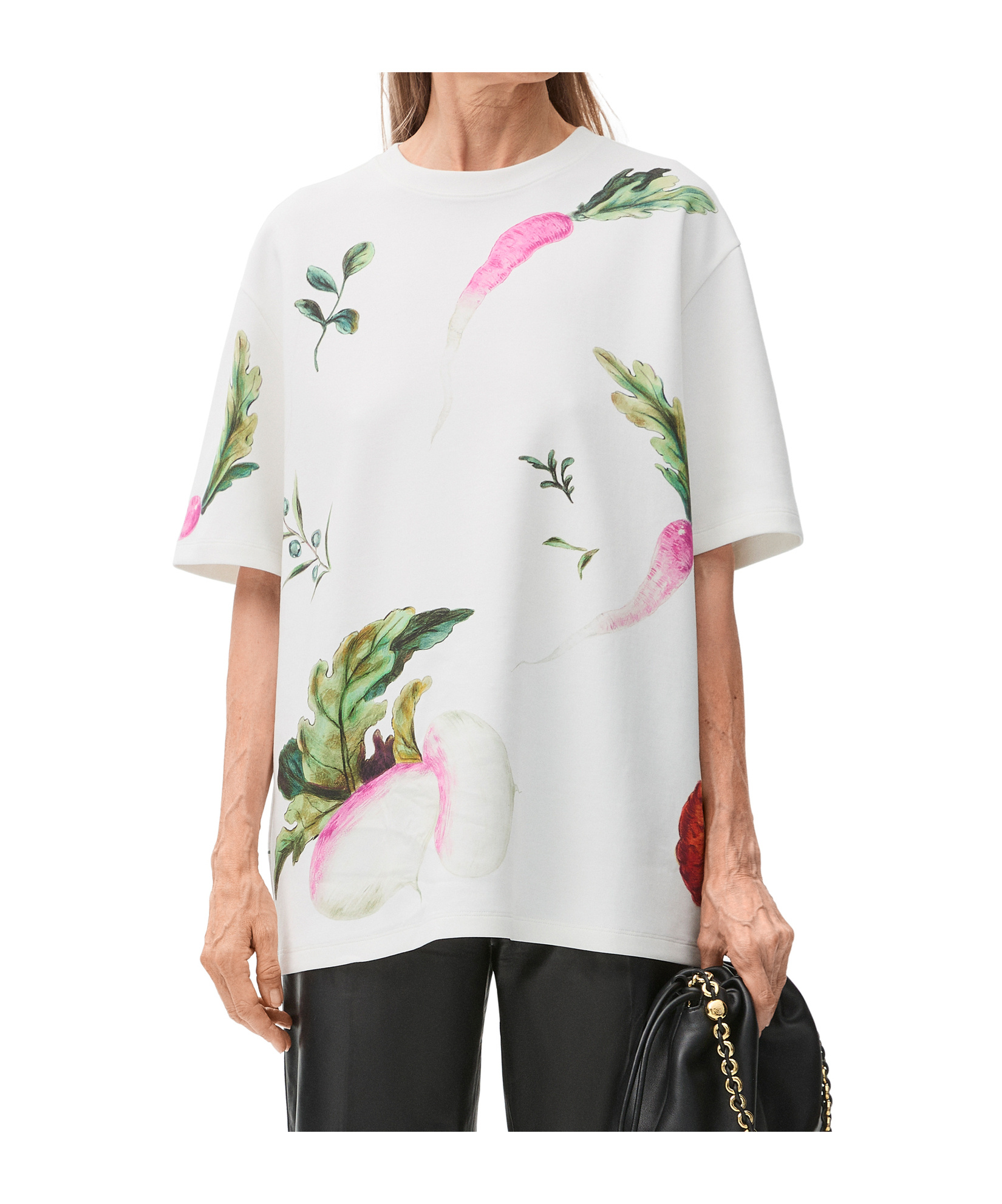 Loewe Item O-neck Short-sleeved T-shirt In White