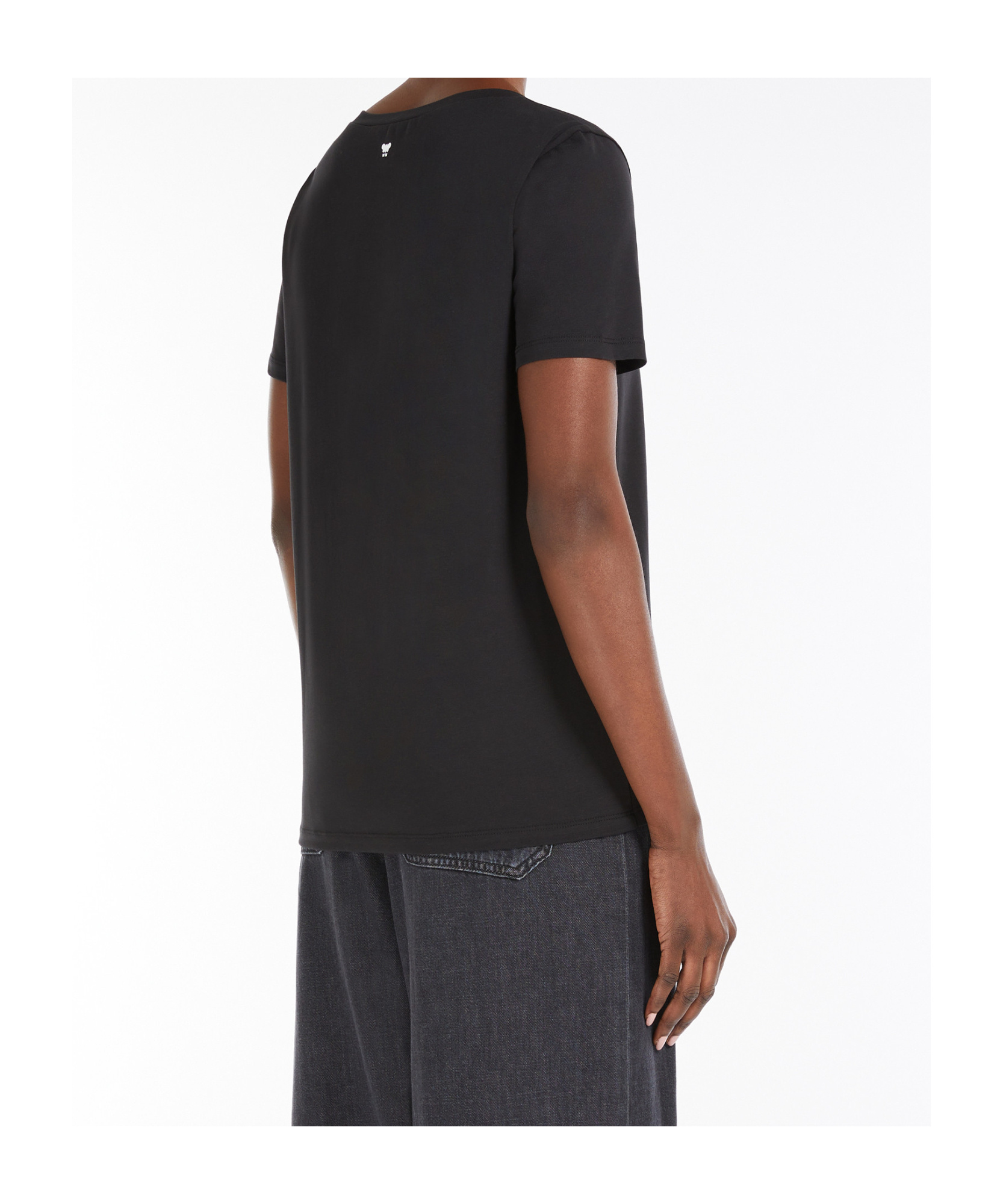 Weekend Max Mara Short-sleeved T-shirt In Black