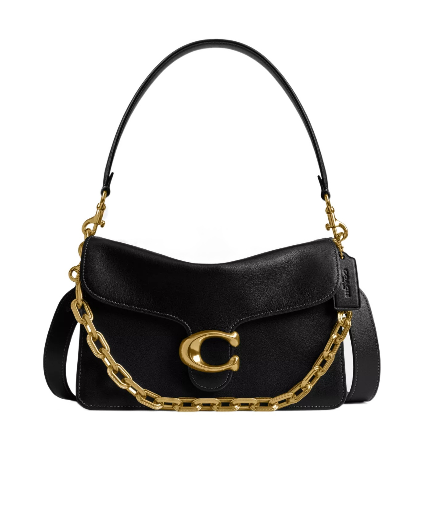Coach Clamshell Crossbody Bag In Black