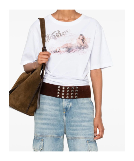 Dsquared2 Logo Cotton T Shirt In White