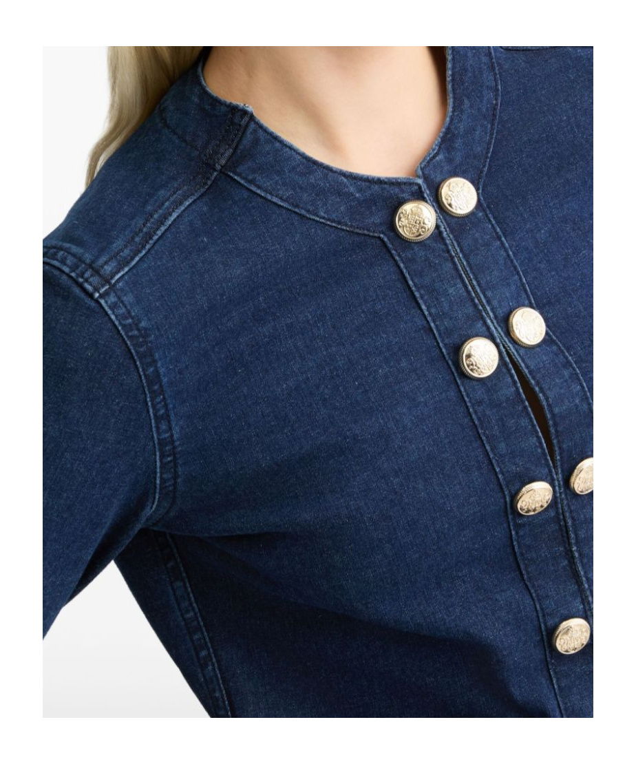 Liu •jo Liu Jo Jacket With Double Buttons In Blue