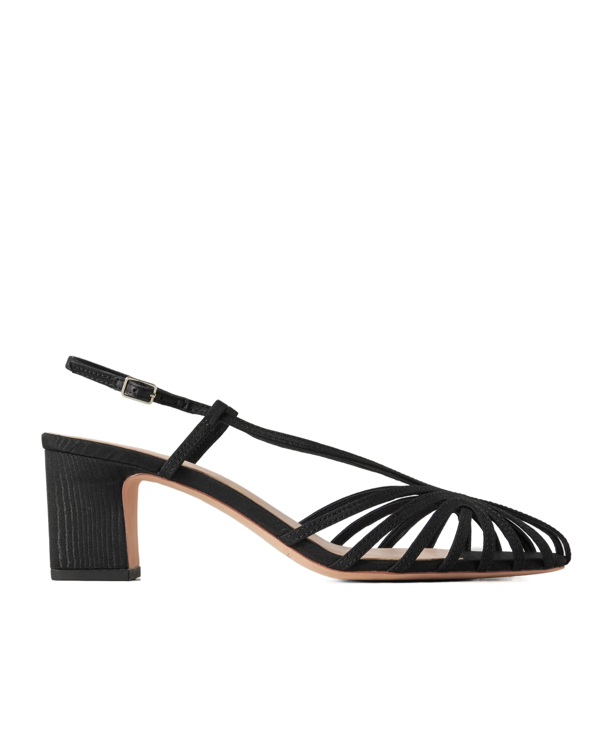 Loeffler Randall Platform Heel Strappy Sandals In Black