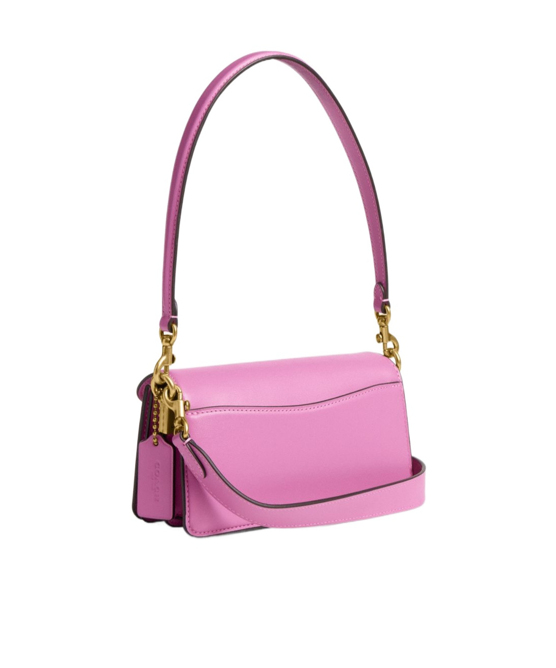 Coach Womens Fuschia Tabby 20 Leather Shoulder Bag In Pink