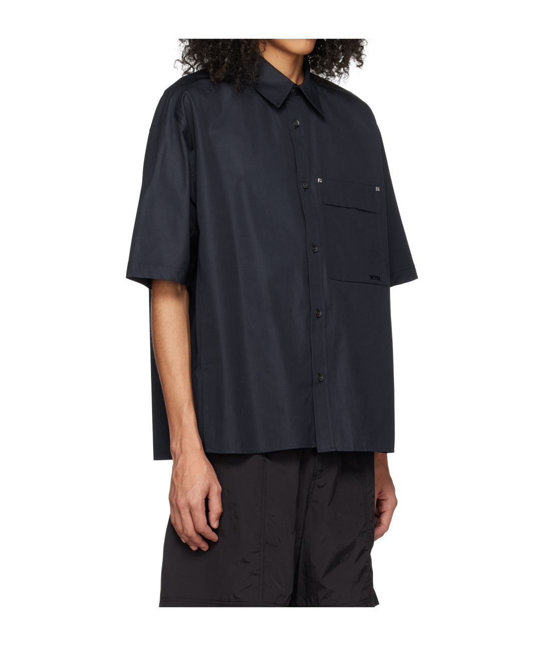 Wooyoungmi Short-sleeved Pocket Shirt In Black