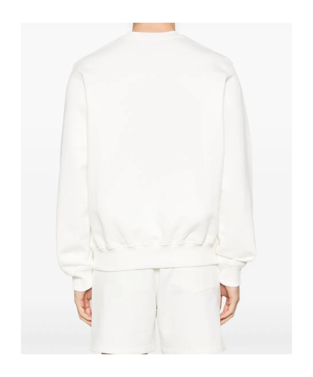 Casablanca Oasis Printed Sweatshirt In White