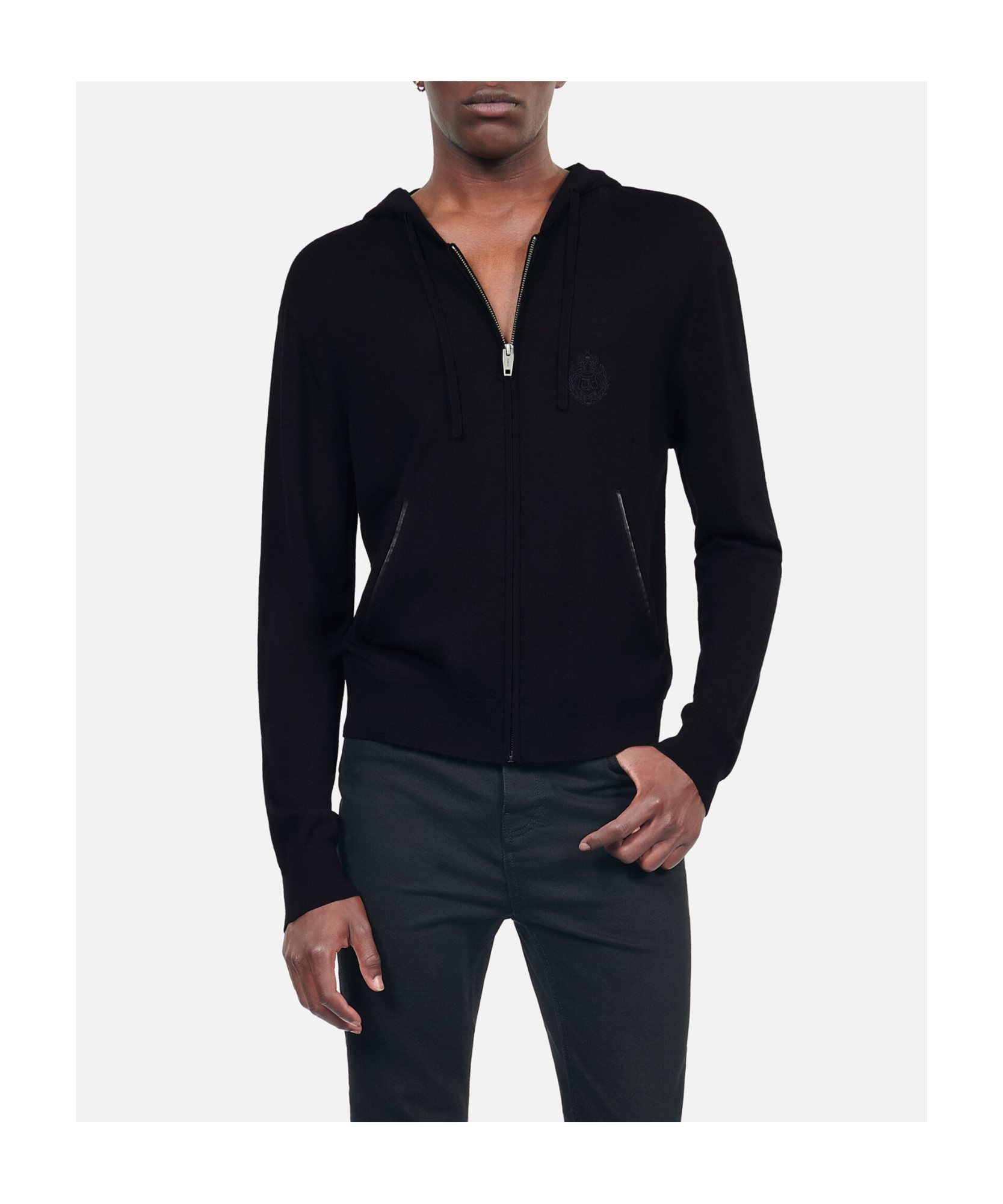 The Kooples Wool Sweater In Black