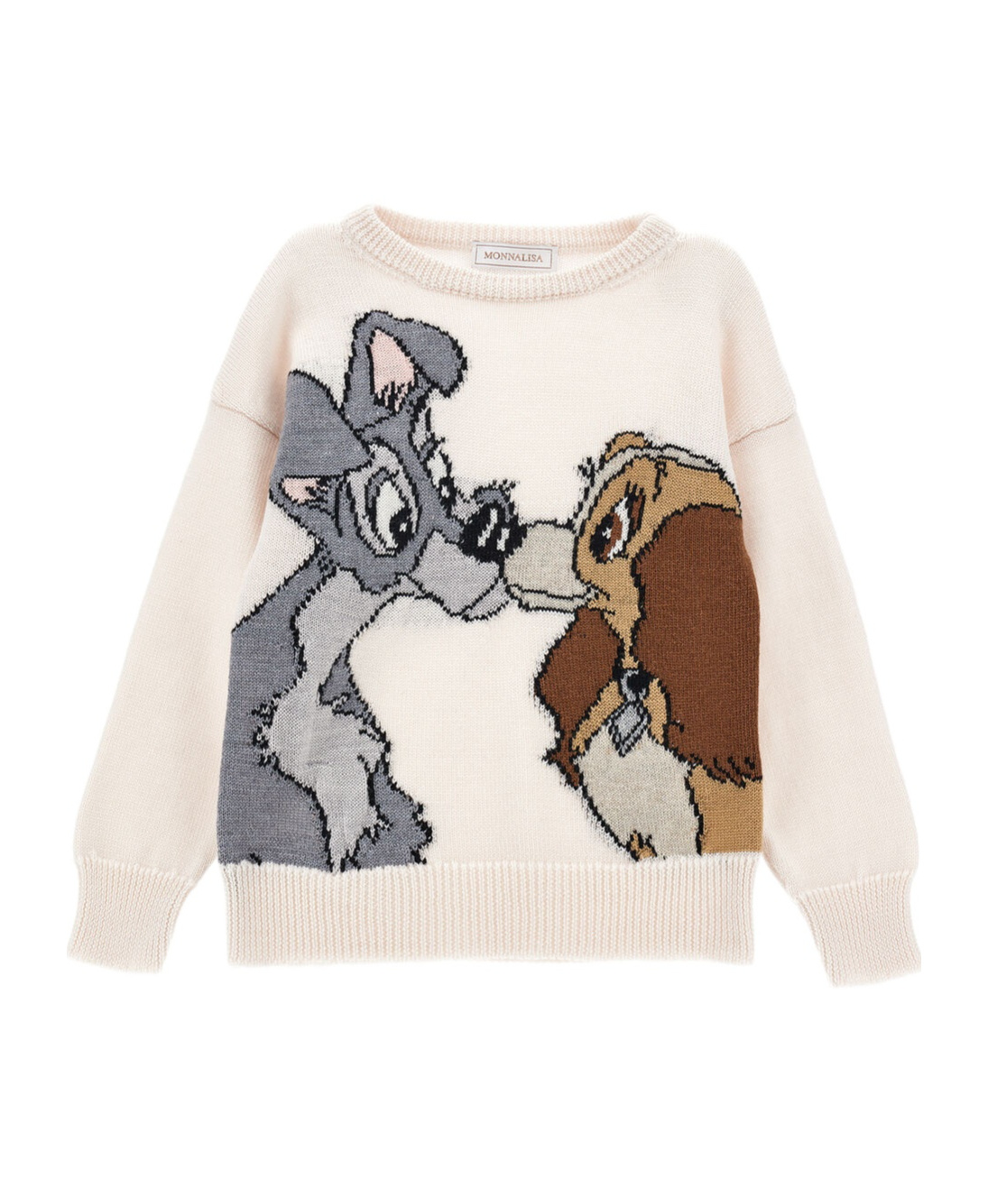 MONNALISA X DISNEY LADY AND THE TRAMP WOOL JUMPER 