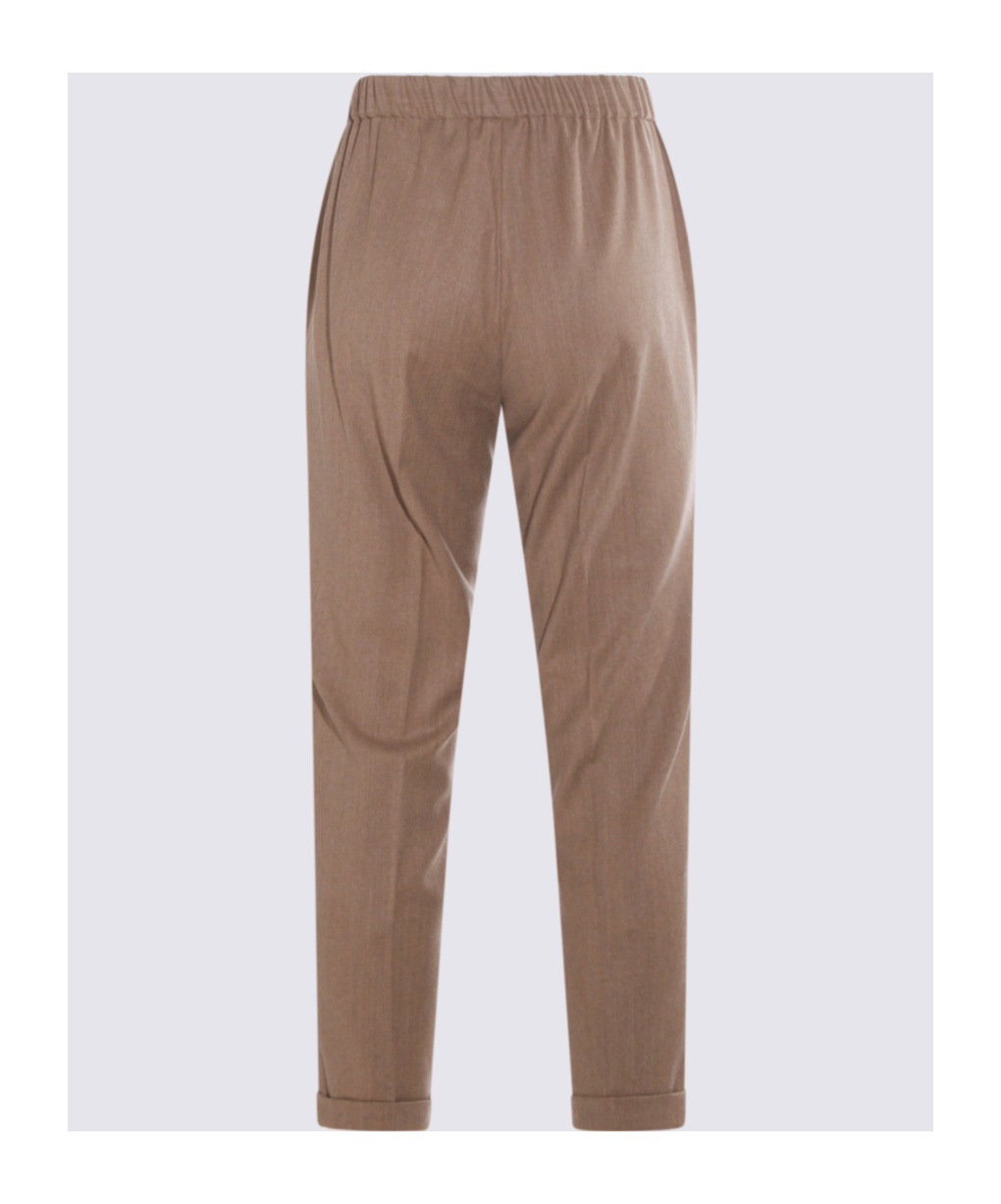 Antonelli Trousers Light And Natural In Brown
