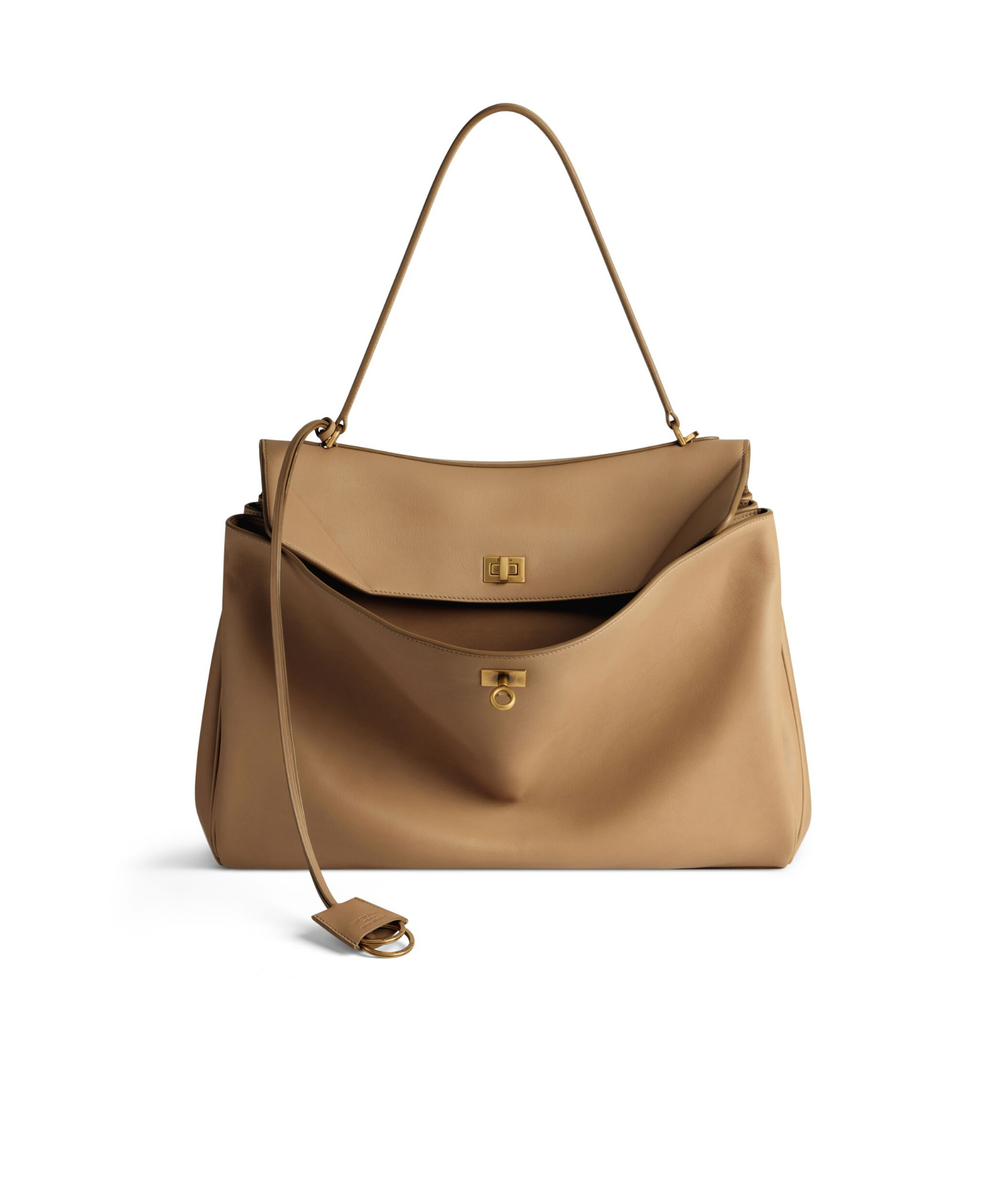 Balenciaga Rodeo Large Handbag In Brown