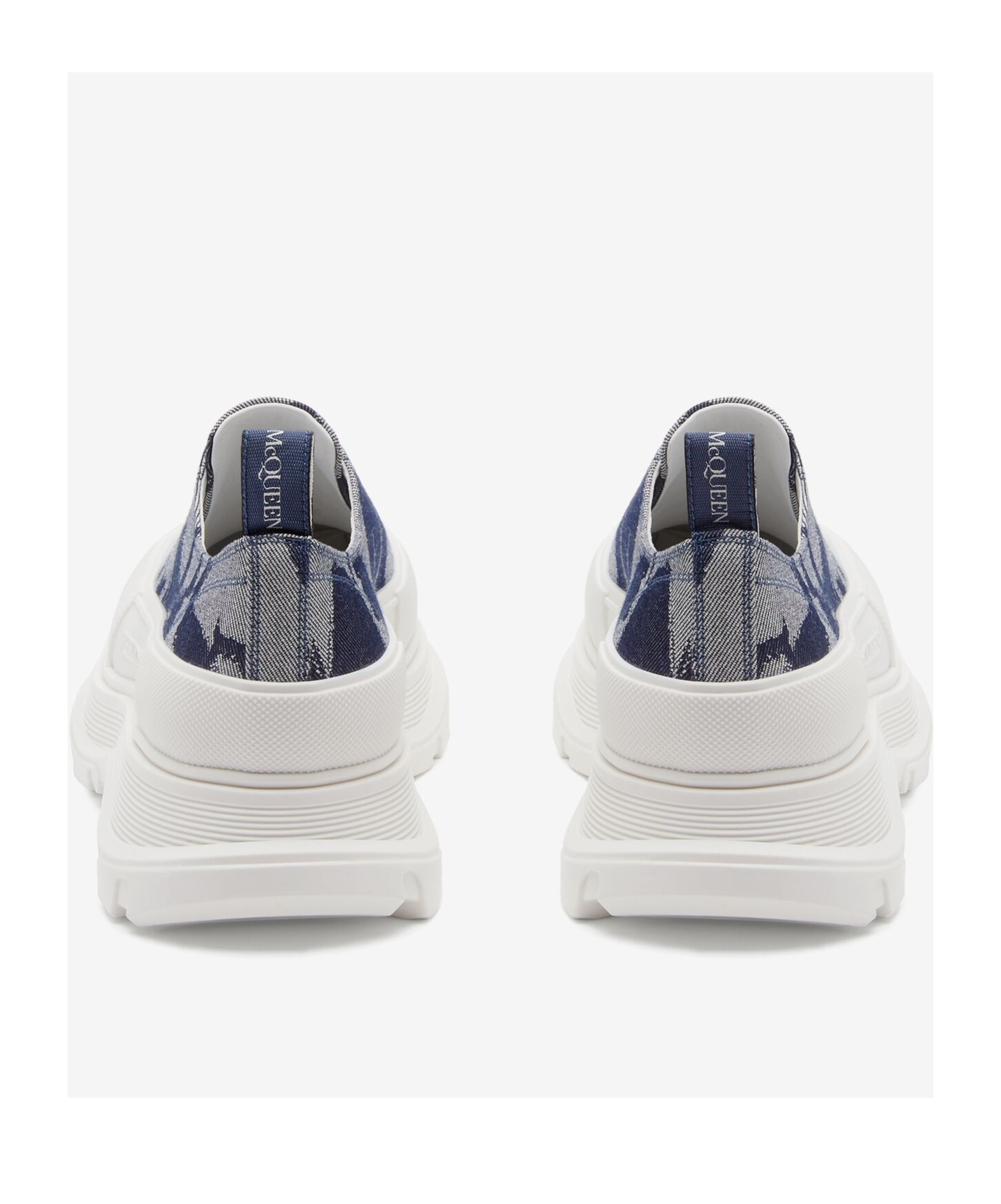 Alexander Mcqueen Graffiti Trad Slick Lace Up In White