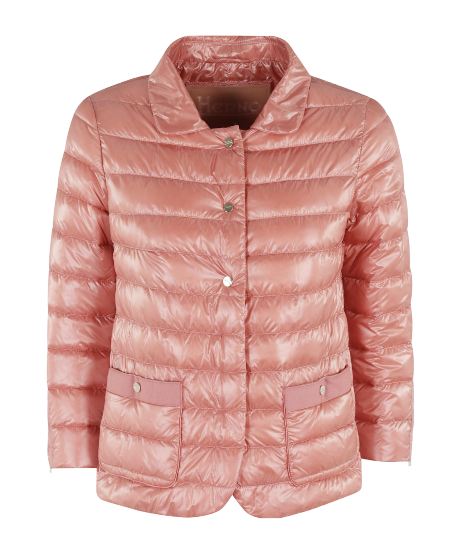 Herno Boxy Fit Quilted Puffer Jacket In Pink