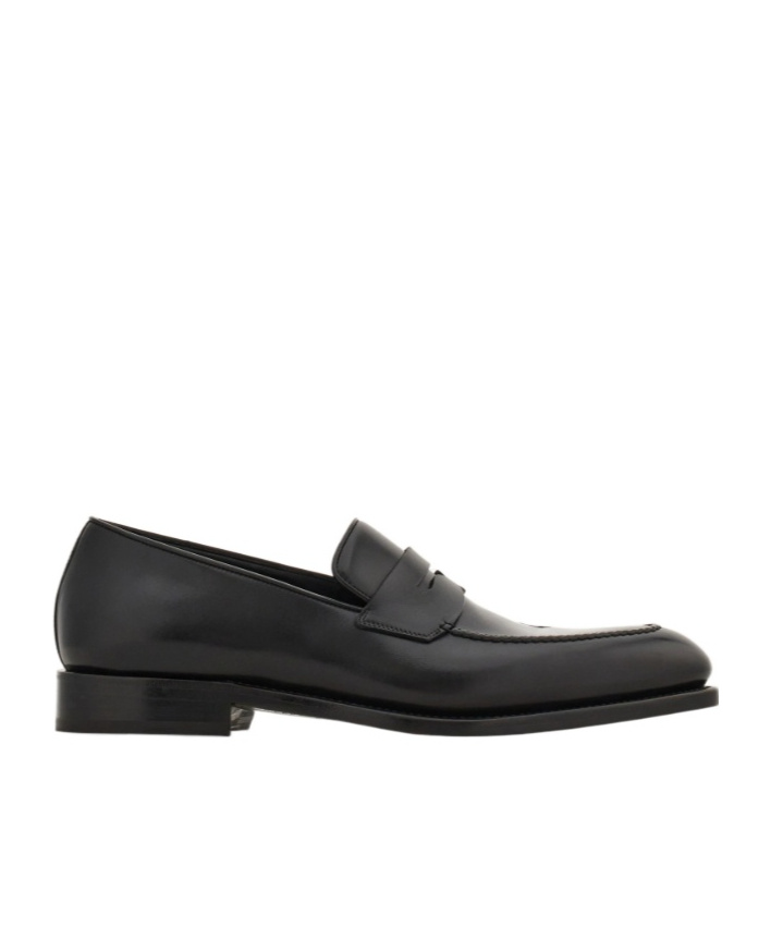 Ferragamo Tramezza Penny Loafer In Black