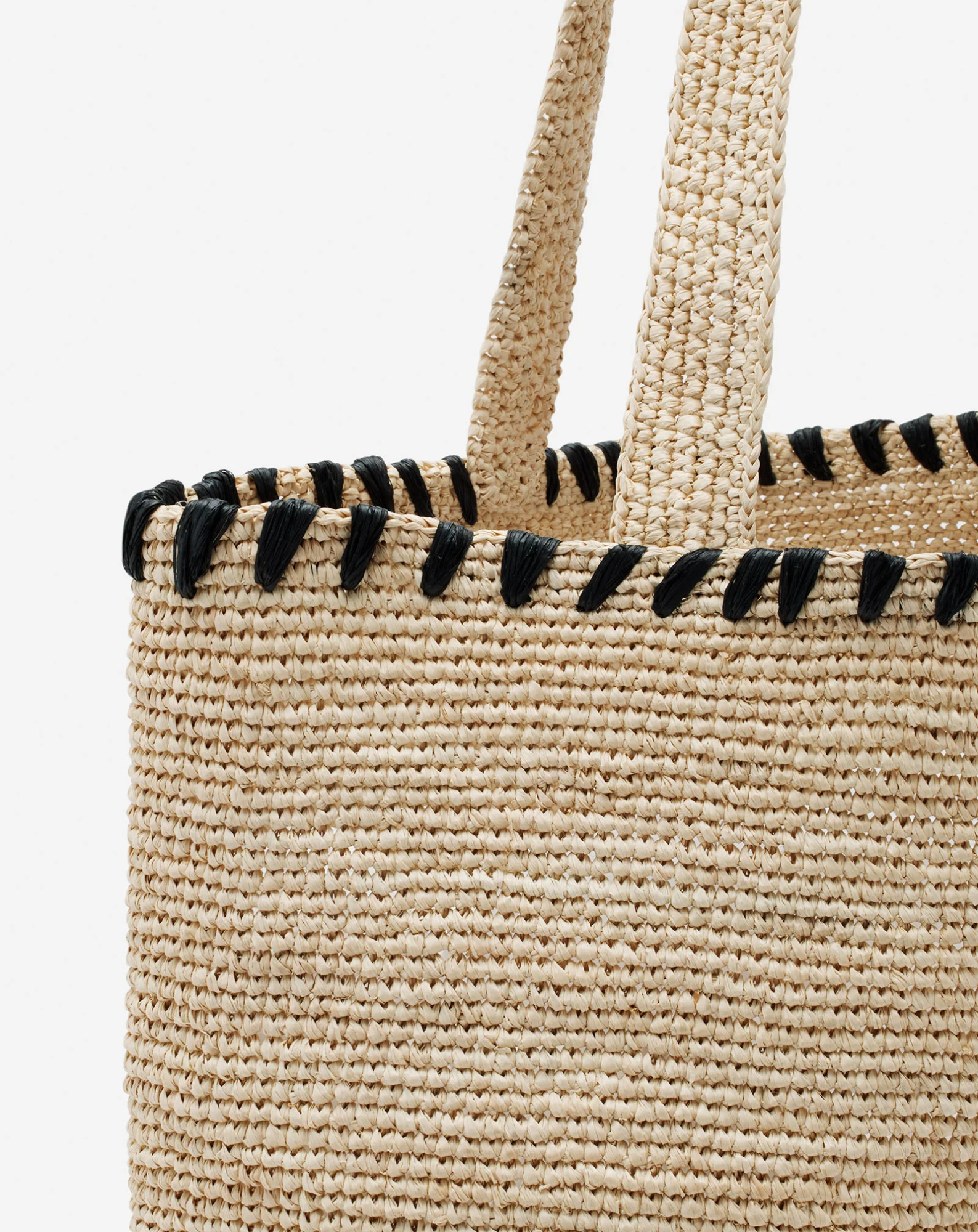 Lanvin Embroidered Logo Raffia Tote Bag In Neutral