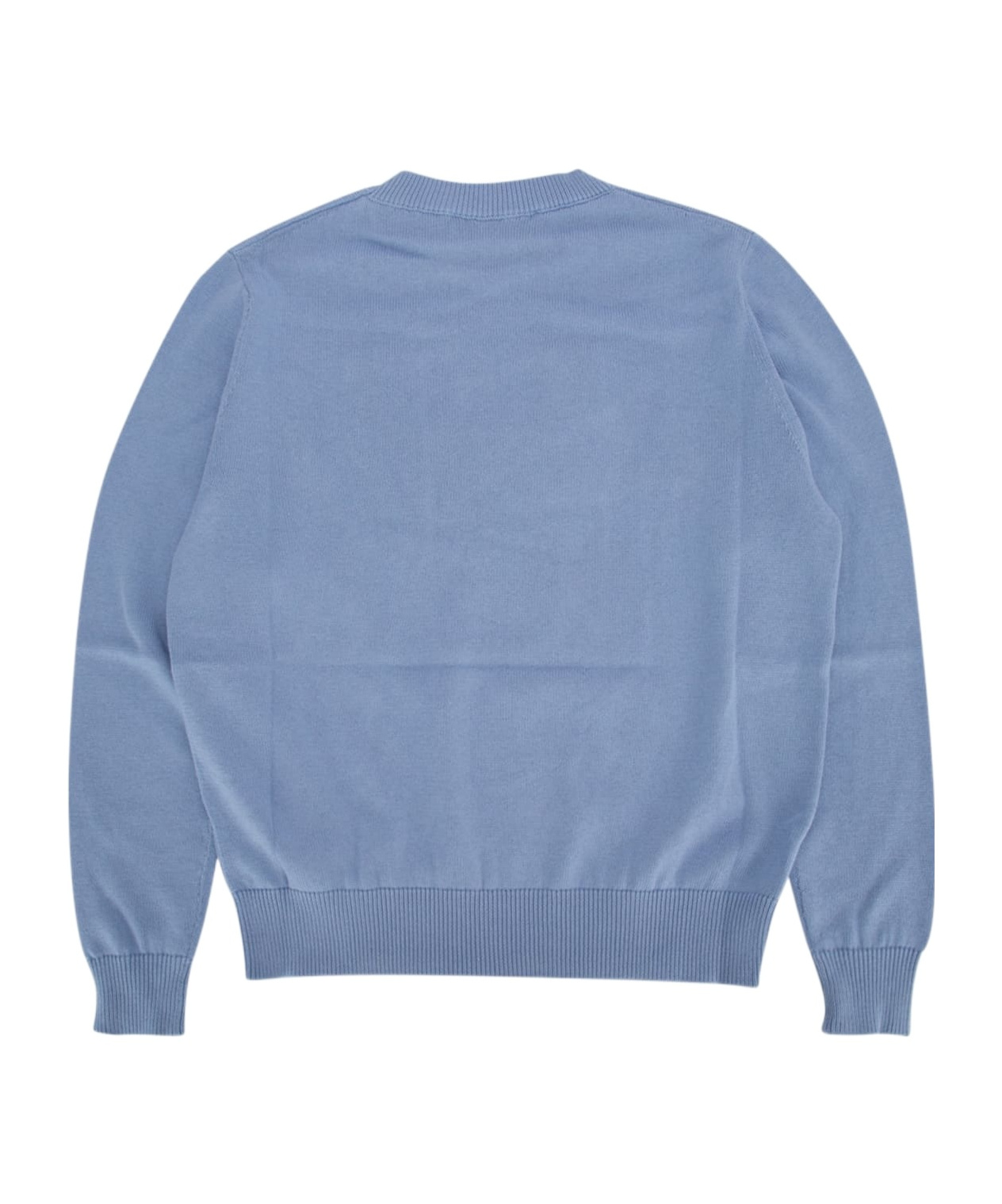 Amiri Round Neck Sweater In Blue