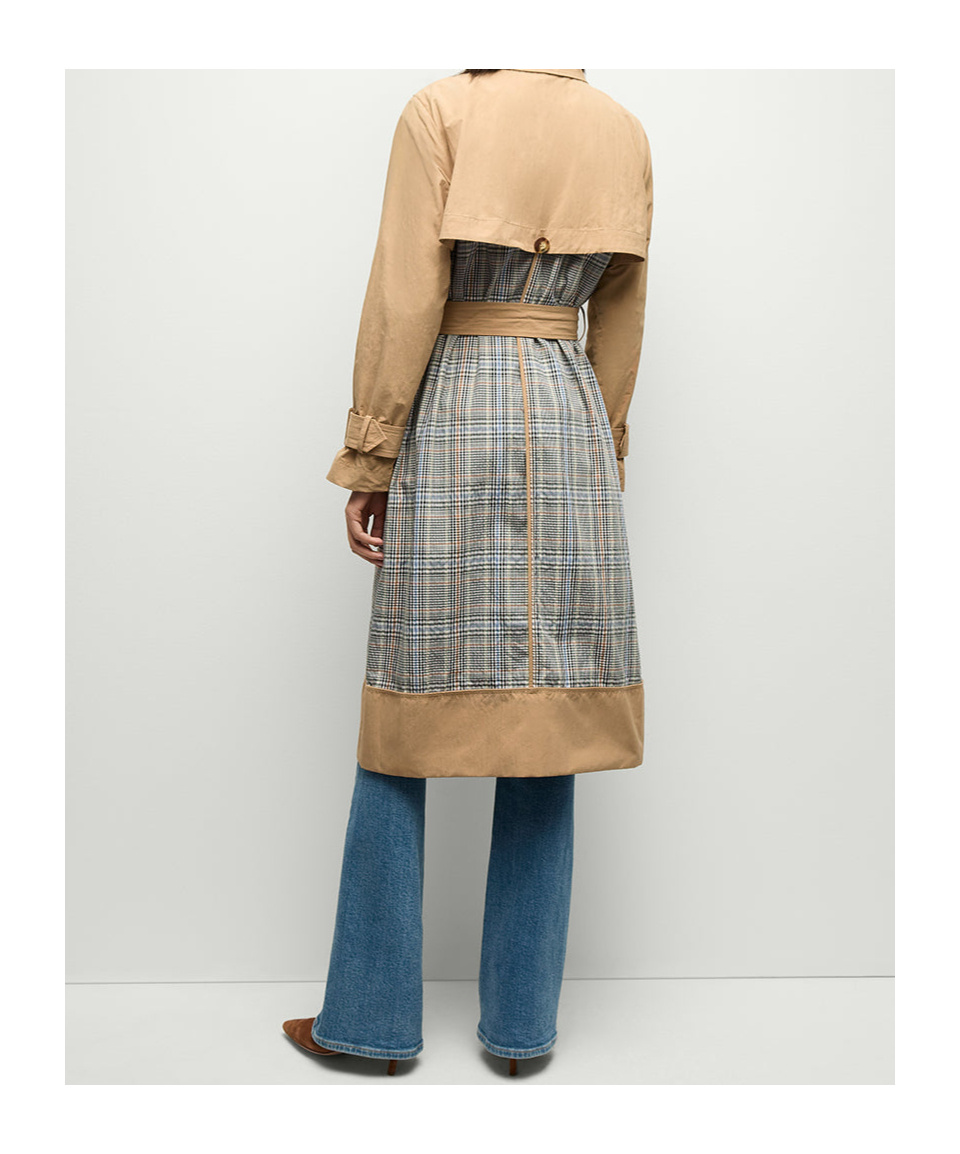 Veronica Beard Long-sleeved Windbreaker In Nude