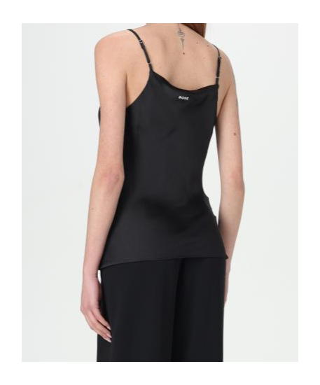 Hugo Boss Suspender Top In Black