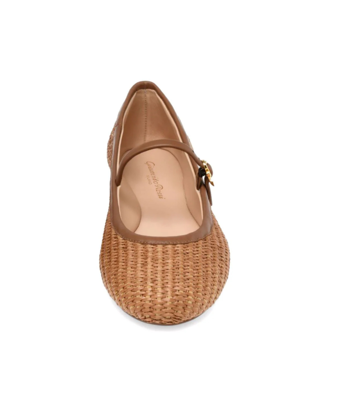 Shop Gianvito Rossi Carla Ballerina Shoes In Brown