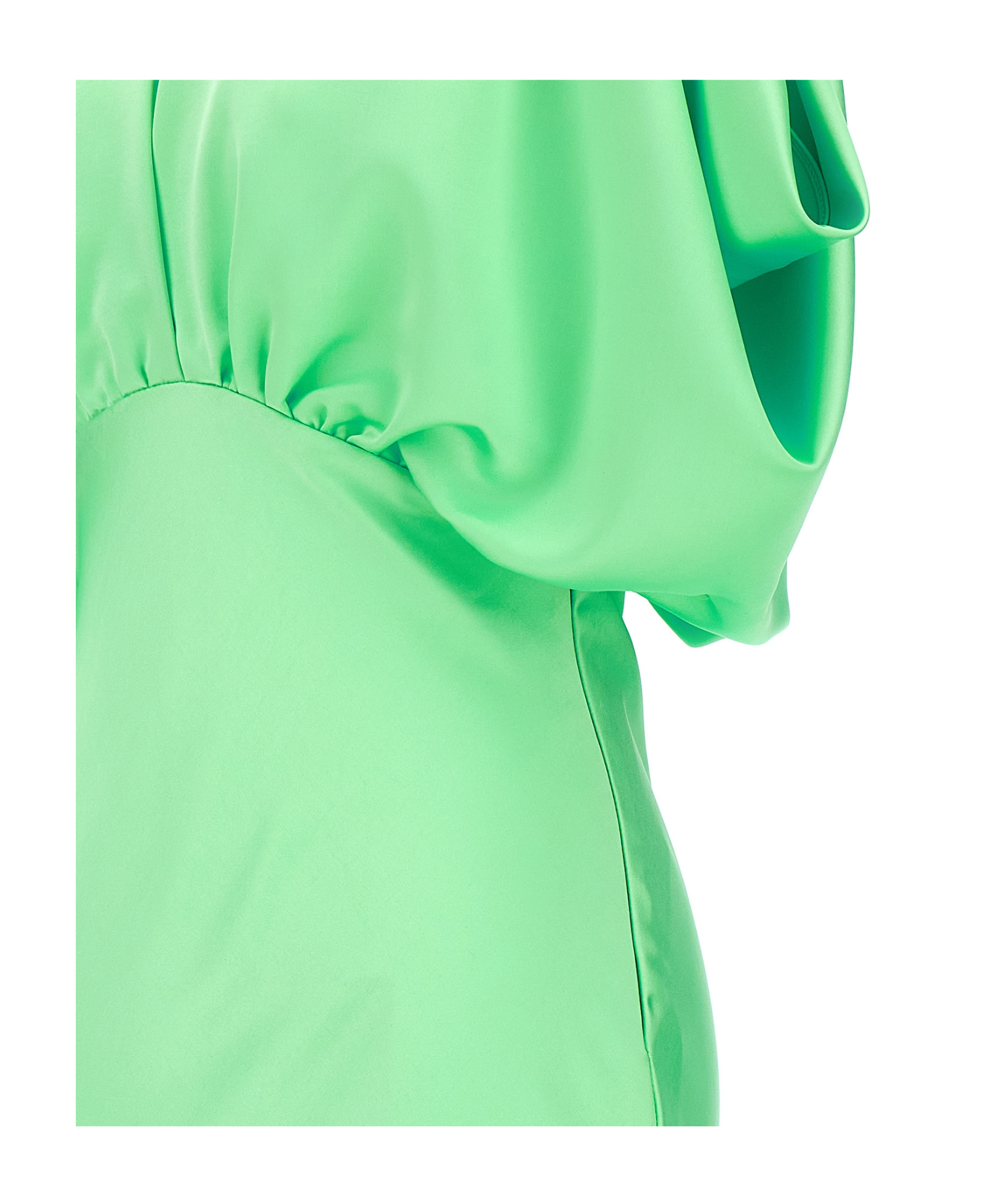 Pinko Light Green Dolcetto Dress In Green