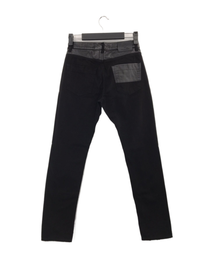 Mcq By Alexander Mcqueen Pocket Detail Denim Pants In Black