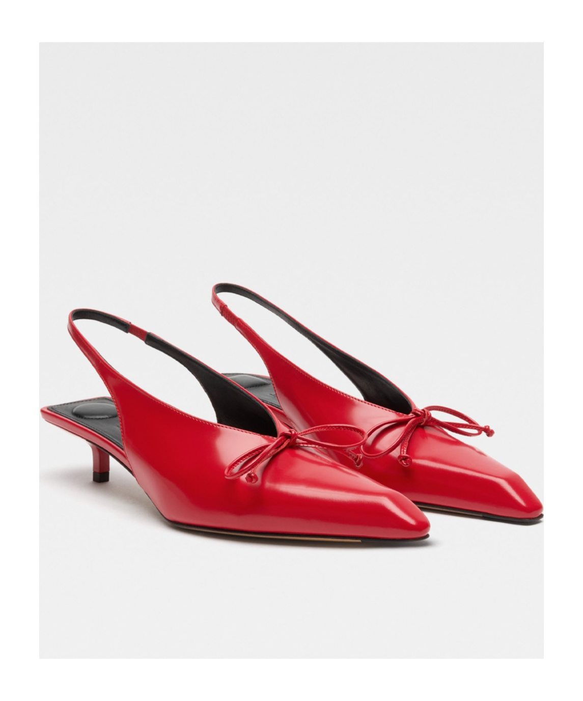 Jacquemus Cubisto 35 Slingback Pumps In Red