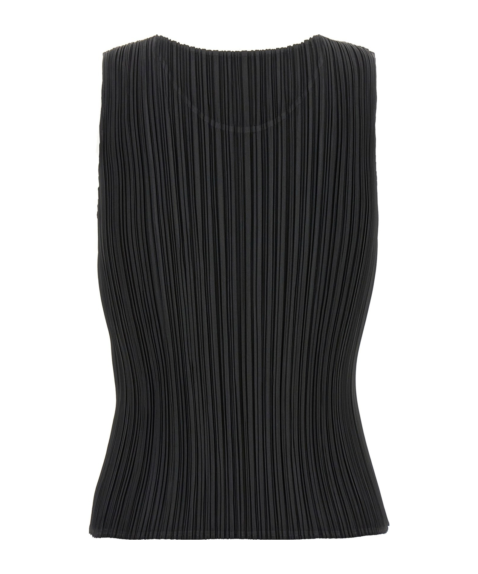 Issey Miyake Black Basics Tank Top In Black