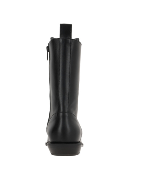 Ann Demeulemeester Pointed Lace-up Boots In Black