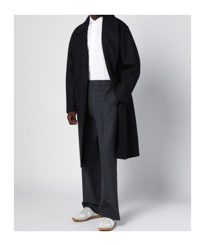 Harris Wharf London Single Breasted Wool Coat